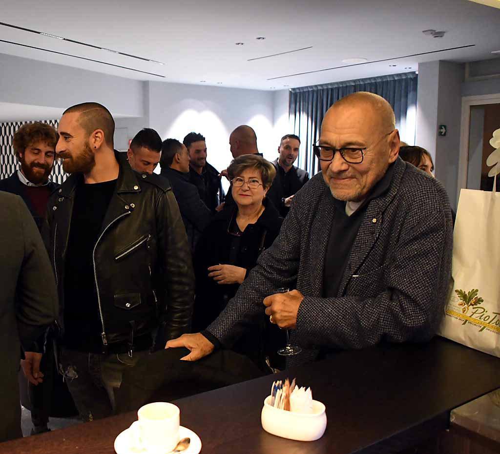 I cavatori all'aperitivo con Konchalovsky: «Maestro, che emozione» 