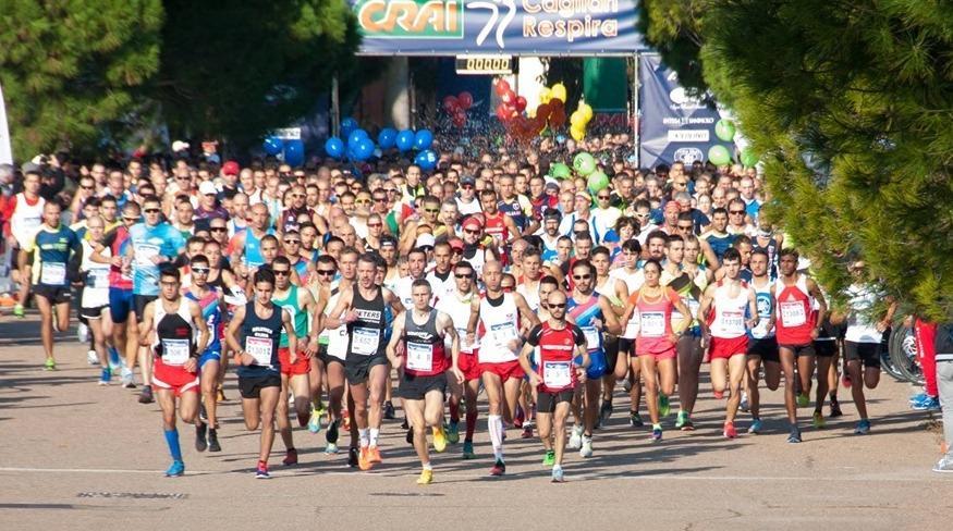 Più di tremila iscritti alla mezza maratona “Crai Cagliari respira”