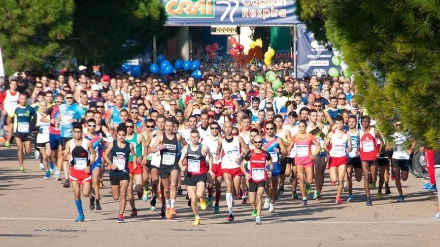 Più di tremila iscritti alla mezza maratona “Crai Cagliari respira”
