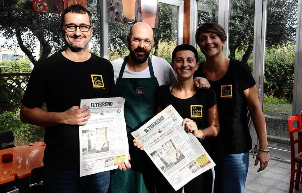 Da sinistra: Giovambattista Norfini, Matteo Dernani, Cinzia Sambuco e Valentina Morelli