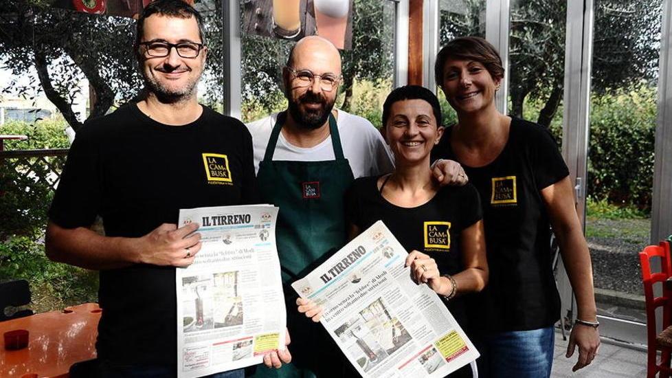 Da sinistra: Giovambattista Norfini, Matteo Dernani, Cinzia Sambuco e Valentina Morelli