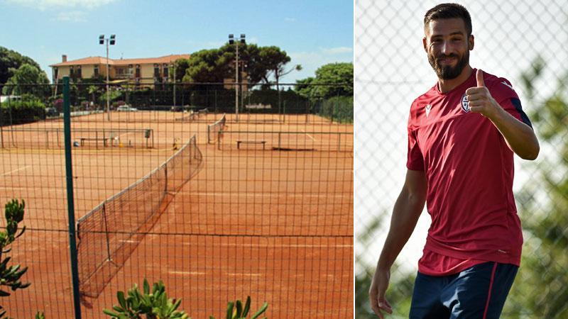 La schiacciata di Pavoletti, il calciatore pronto ad acquistare il circolo di tennis