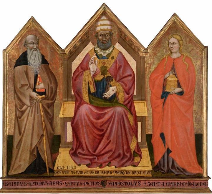 Il lungo viaggio del trittico del Quattrocento che il parroco e il paese hanno riportato a casa 