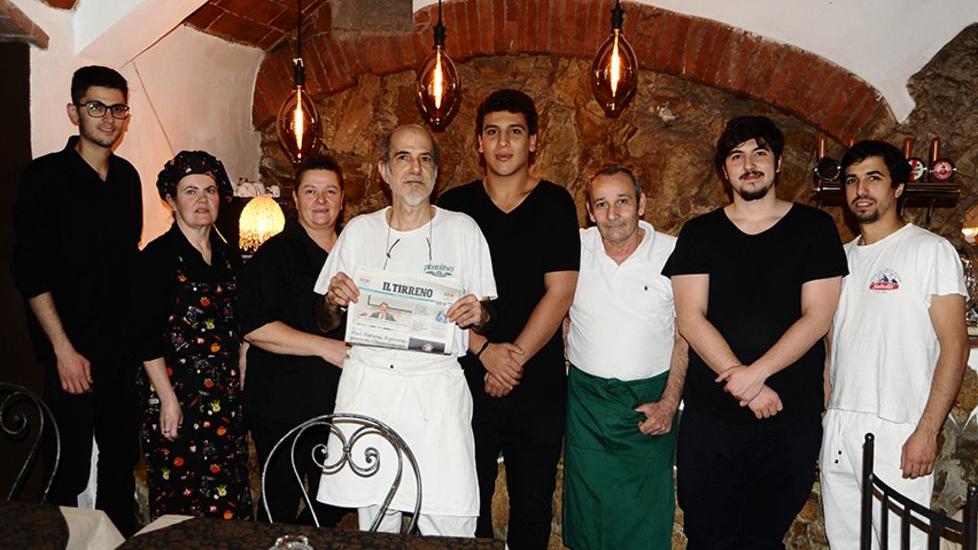 Da sinistra: Alban Bulku, Katia Lagatta, Lucia Callaioli, Salvatore Montisci, Francesco Ortolano, Antonello Cabizza, Manuel Montisci e Dario Montisci (foto Michele Falorni)