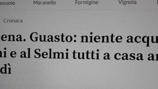 «Selmi e Corni chiusi»: ma è una fake news Oggi tutto regolare