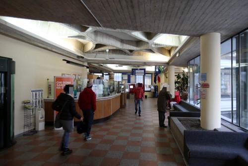 L'ingresso dell'ospedale di Pescia