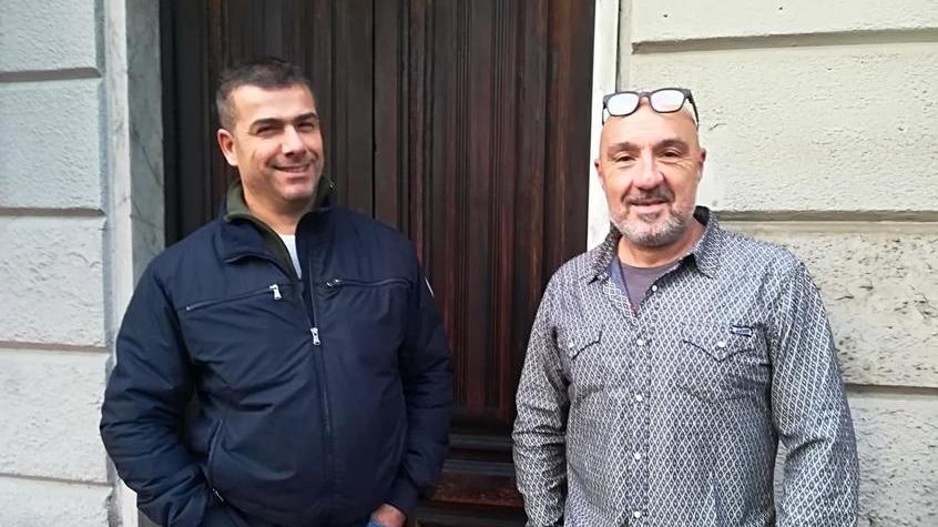 Da sinistra Giuliano Torre e Cesare Micheloni