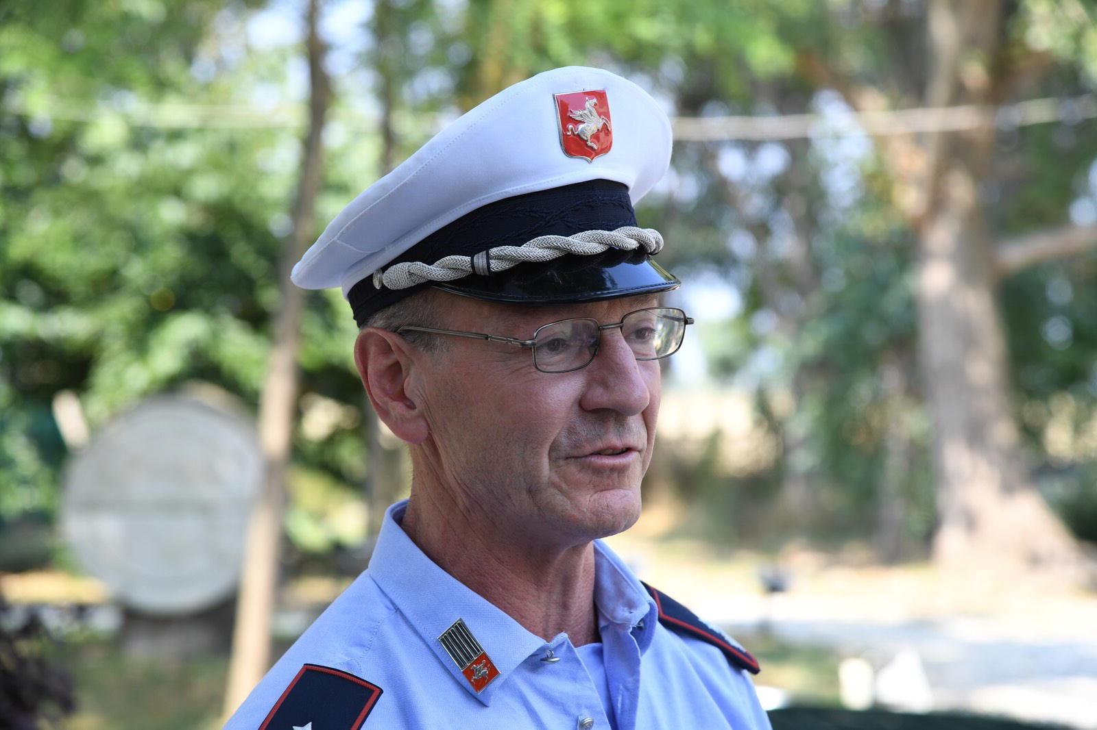 Il comandante della polizia municipale Paolo Migliorini