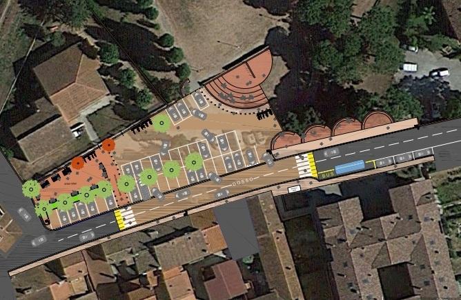 Il progetto del parcheggio di Pagnana