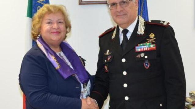 Il generale Masciulli in visita a Pistoia