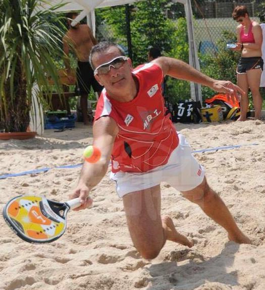Tronci, l’eterno ragazzo del beach tennis 
