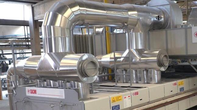 Nuovo forno ad aria-gas alla ceramica Italgraniti