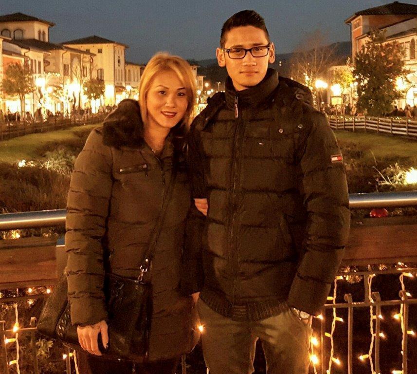 Salvatore Cipolletti con la mamma