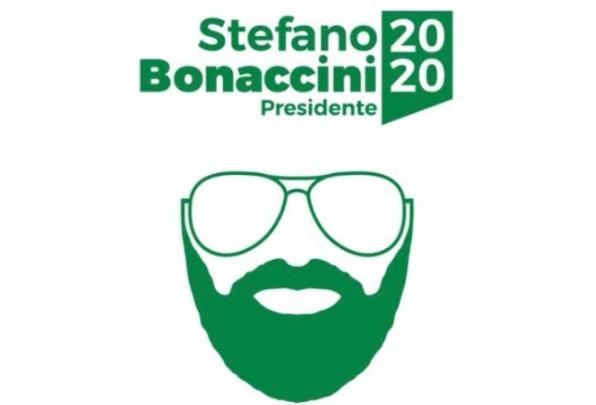 Regionali/ Debutta  la Gif di Bonaccini occhiali a goccia e barba 