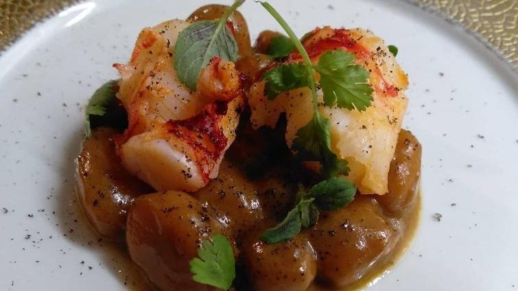 Gnocchetti ai ceci e all’astice