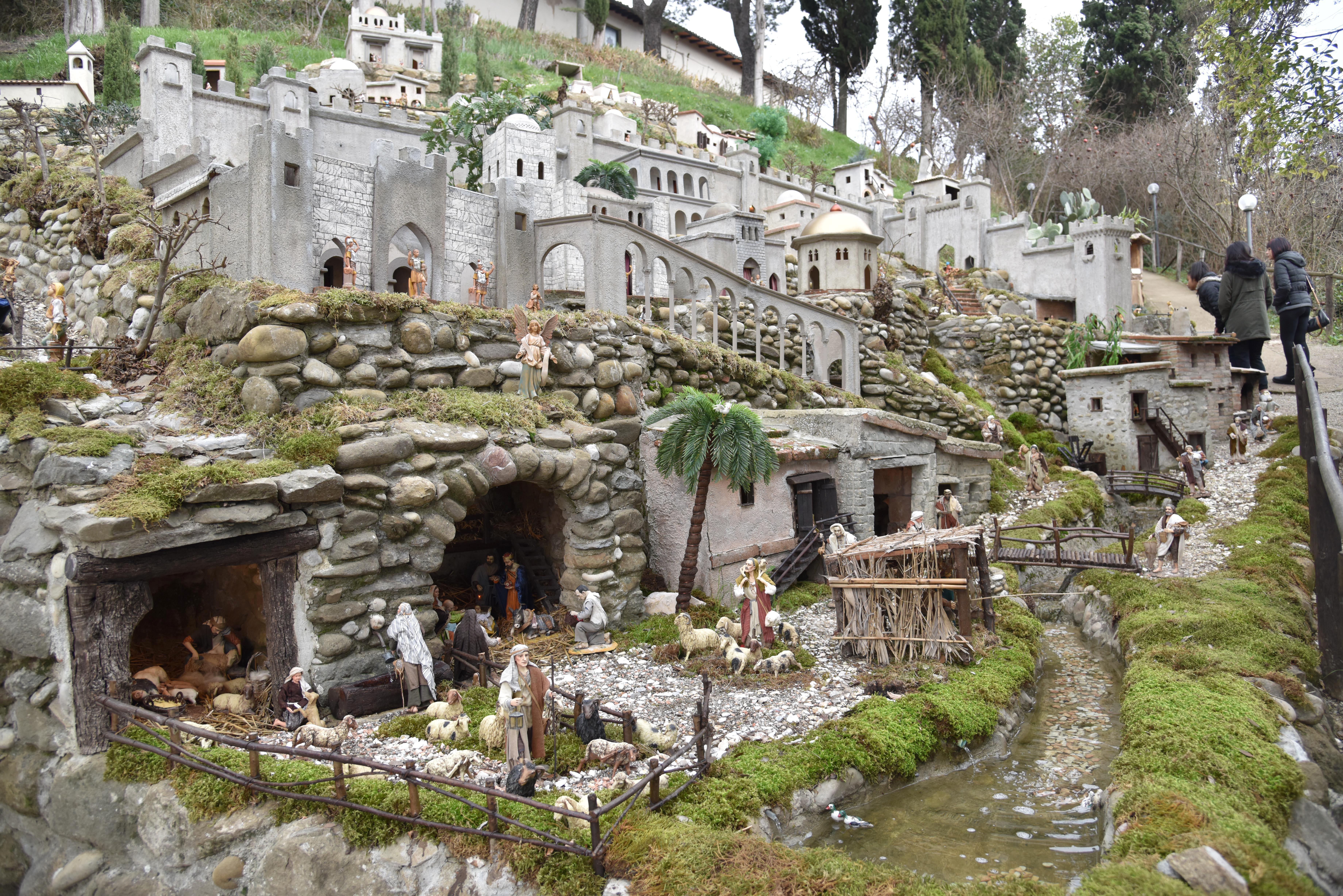Il presepe a Petroio nel comune di Vinci