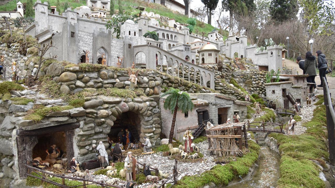 Il presepe a Petroio nel comune di Vinci