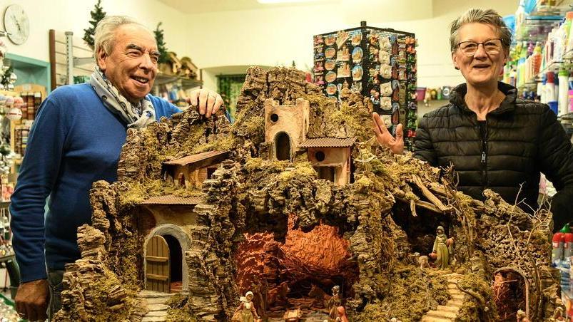 Per Natale la Saponeria “si trasforma” e diventa la Bottega dei Presepi di Lucca