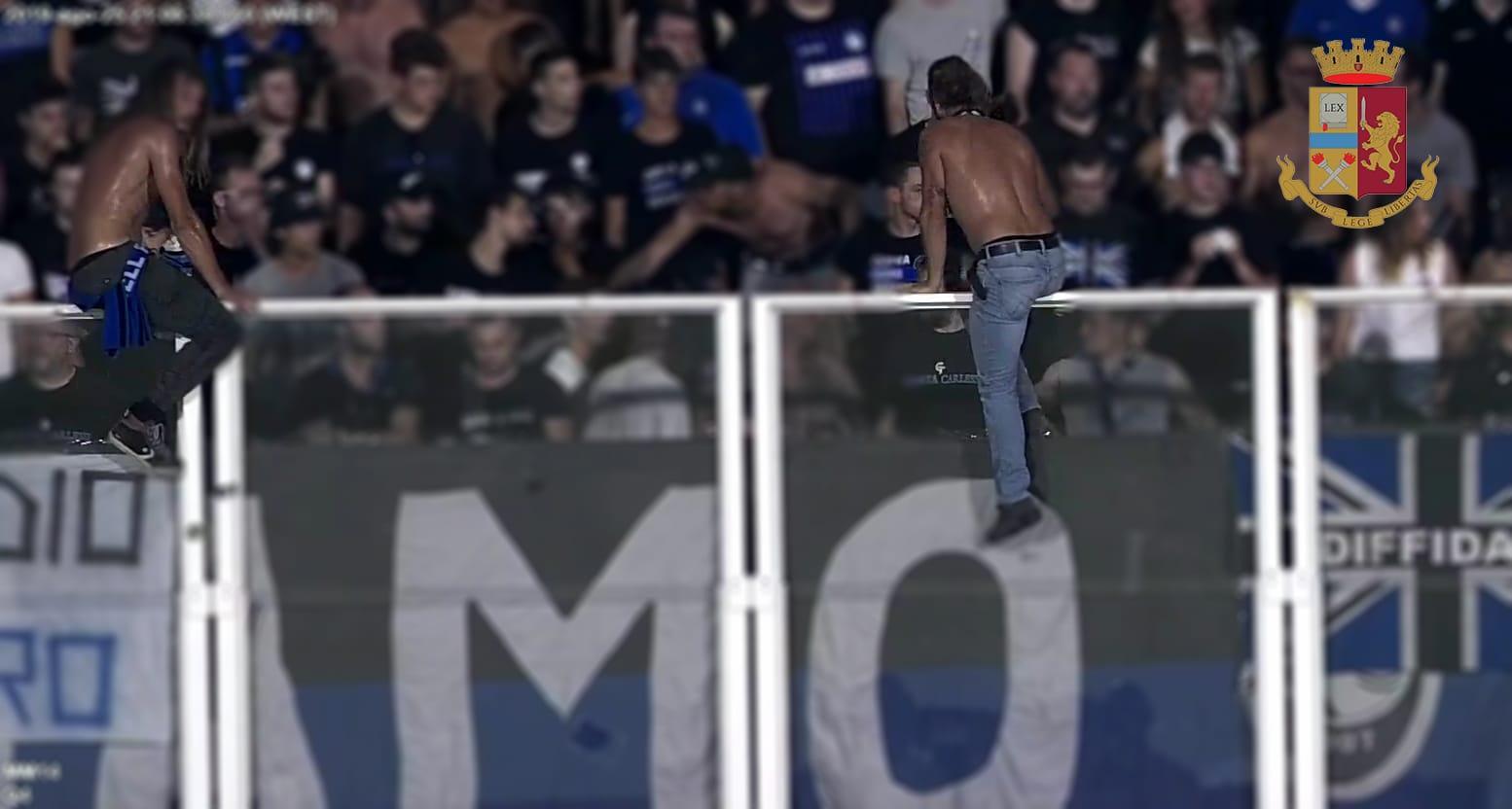 Offese e dileggi, stangati quattro tifosi dell'Atalanta 