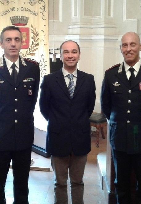 Dal sindaco il grazie all’Arma dei carabinieri 