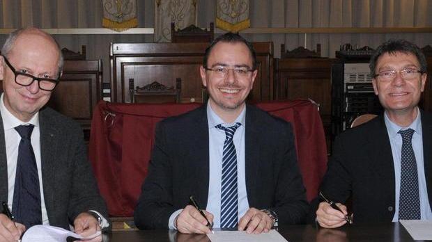 Stefano Ciuoffo, Andrea Benini e Simone Turini (Foto Giorgio)