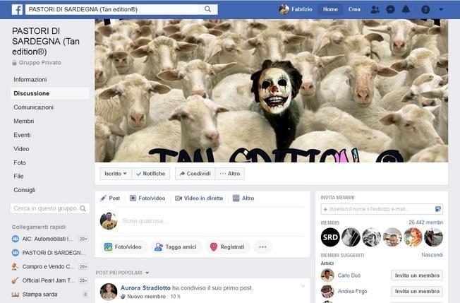Attacco hacker al gruppo Facebook dei pastori sardi