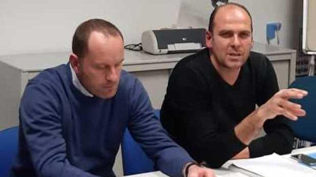 Da sinistra Gabriele Bottoni e Maurizio Giunti