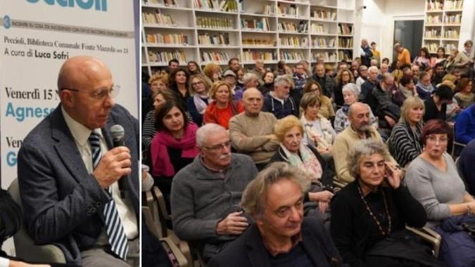 Biblioteca gremita per l’incontro con Lerner