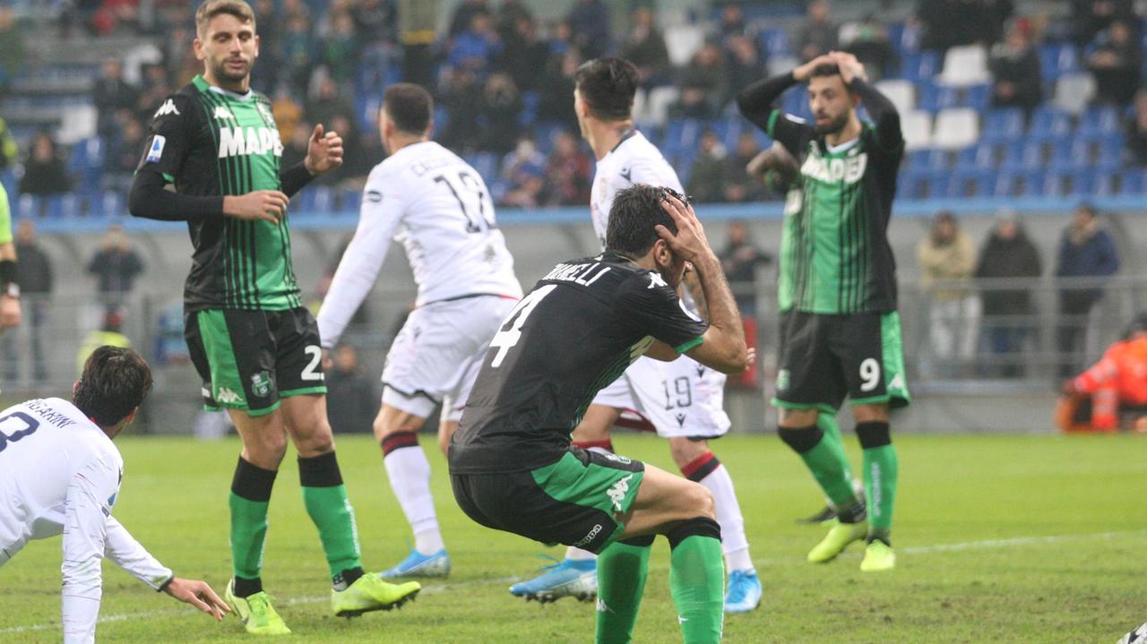 Il Sassuolo spreca e si fa raggiungere dal Cagliari