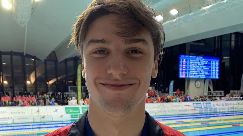 Europei, Lorenzo Mora nelle batterie 50 dorso Gazzetta di Modena