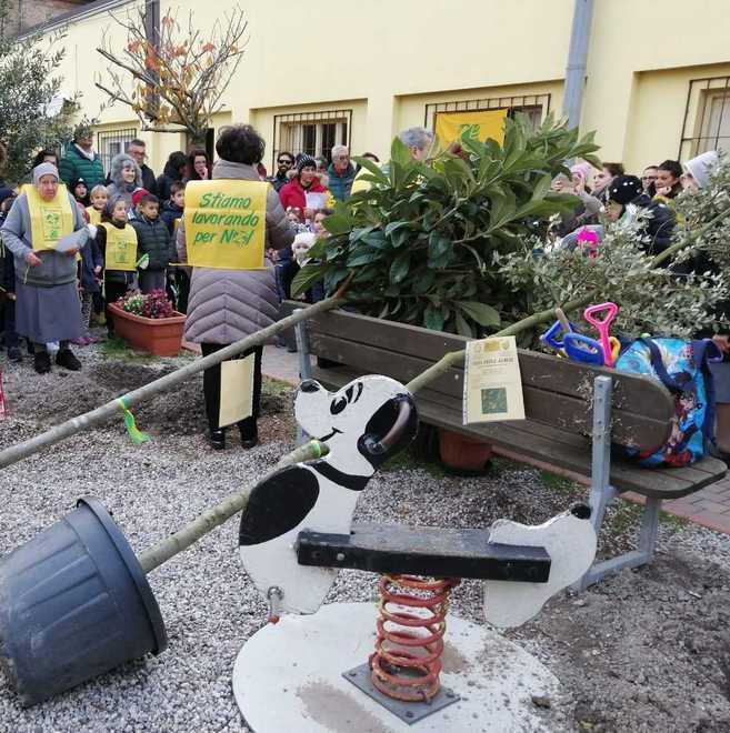 Un asilo molto più verde