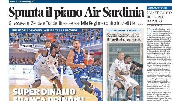 La Nuova Sardegna - Prima Pagina - 9 dicembre 2019