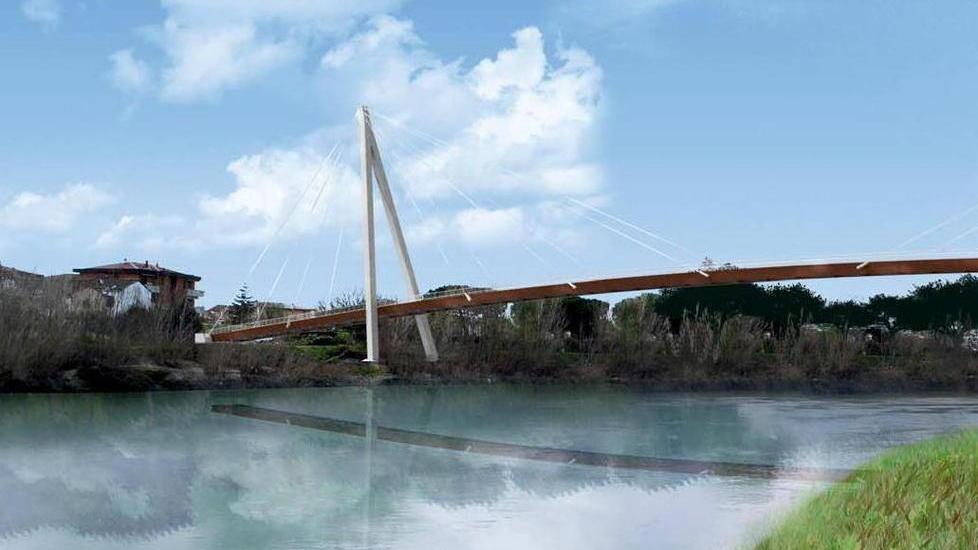 La simulazione grafica del ponte