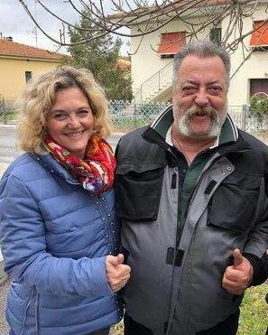 Giacomo Graziano con l’onorevole Donatella Legnaioli