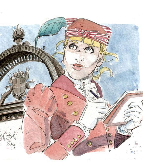 Alla Coop di via Chirici si vola in mongolfiera con i fumetti di Rispoli