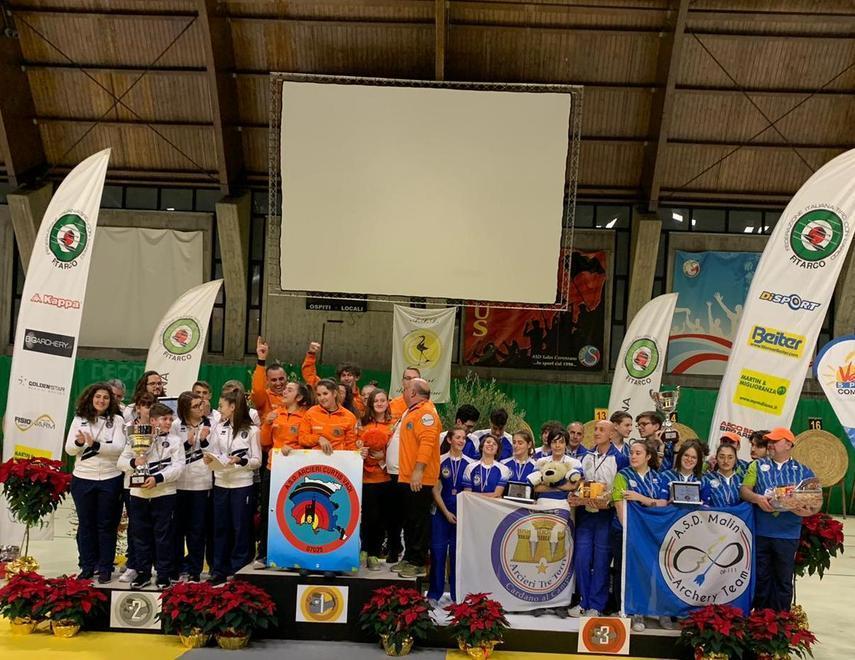 Il Malin Archery Casalgrande chiude al terzo posto in Coppa Italia a Gerenzano 