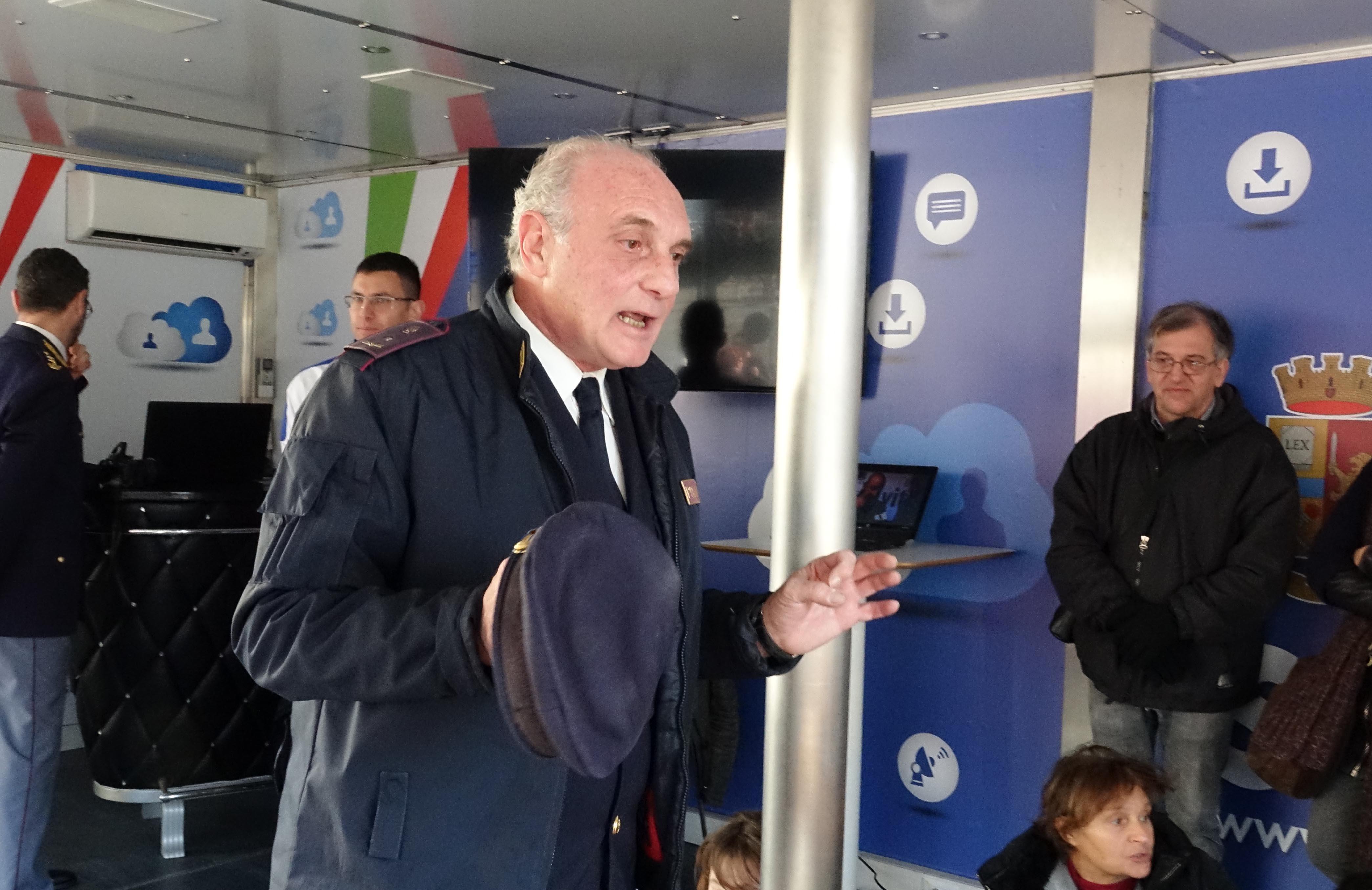 Il dirigente della polizia postale di Livorno, Massimo Montuori (Pentafoto)