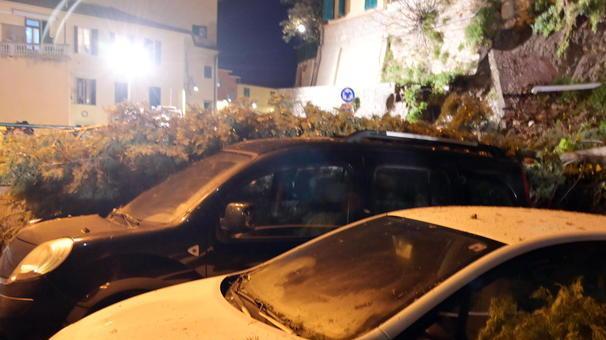 I vigili intervenuti anche con i droni