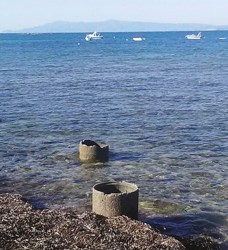 Il campo boe è ancora in acqua 