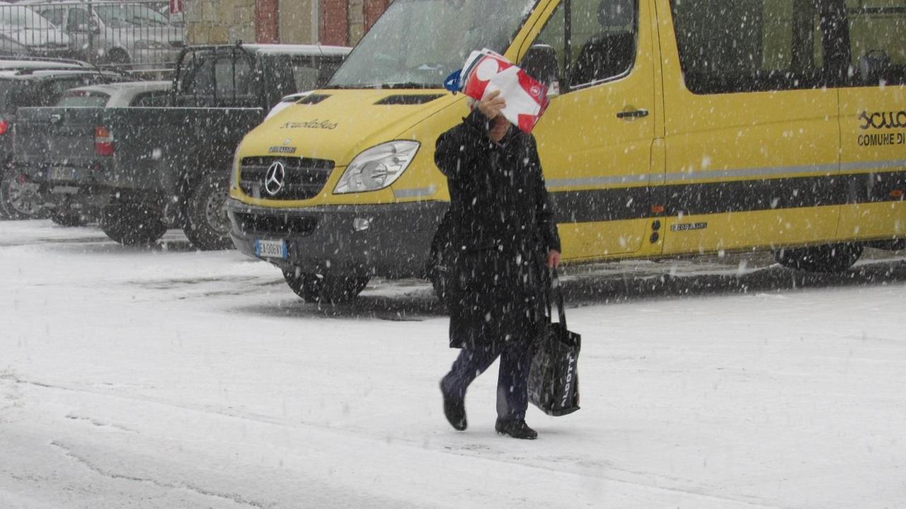 Modena, neve in Appennino nella Bassa (solo qualche fiocco) a Modena
