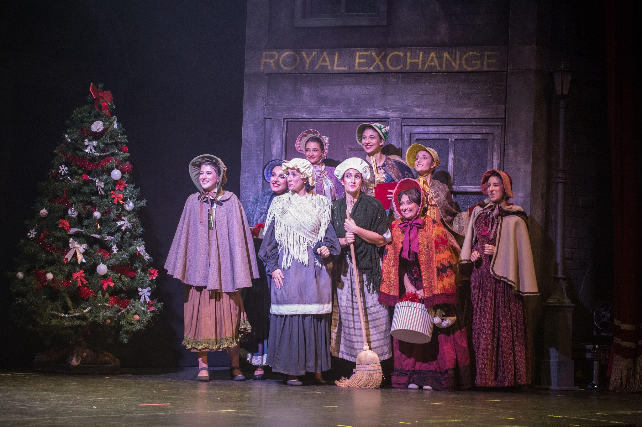 Una foto di scena di Chrismas Carol