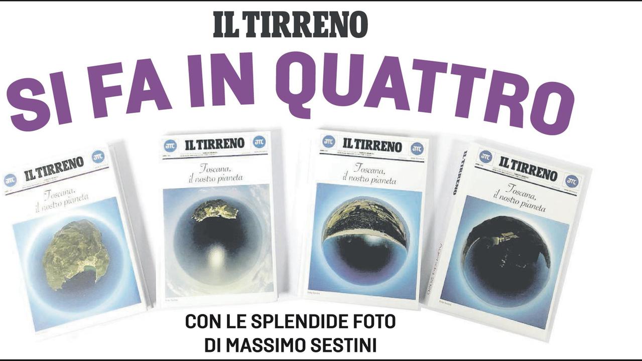 Arriva in edicola l’agenda del Tirreno: 4 visioni per il 2020