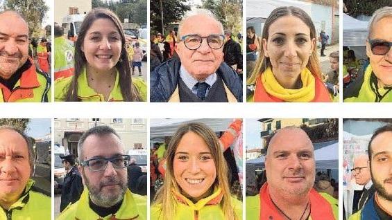Alcuni volontari della Svs