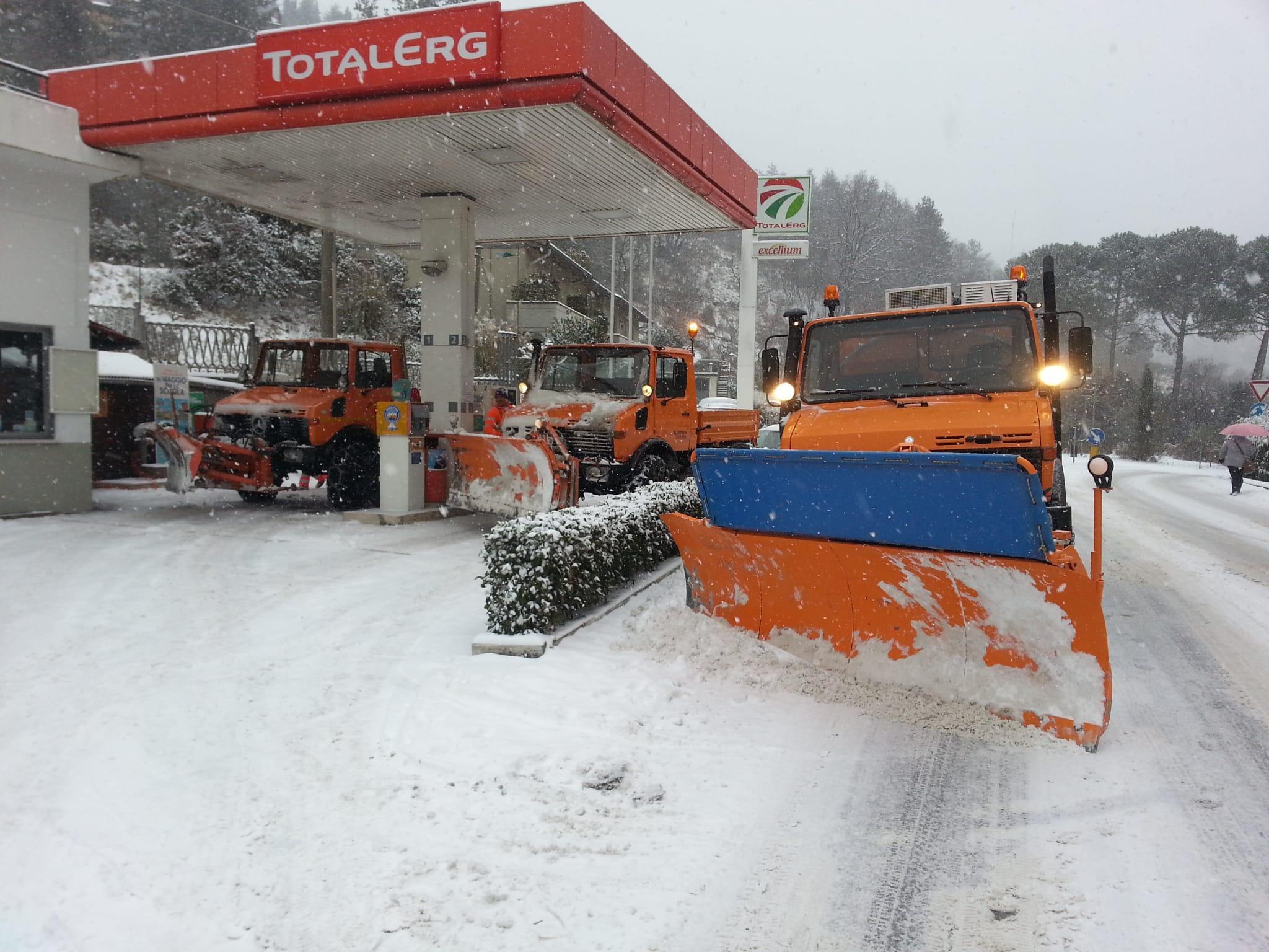 Spazzaneve in Valbisenzio