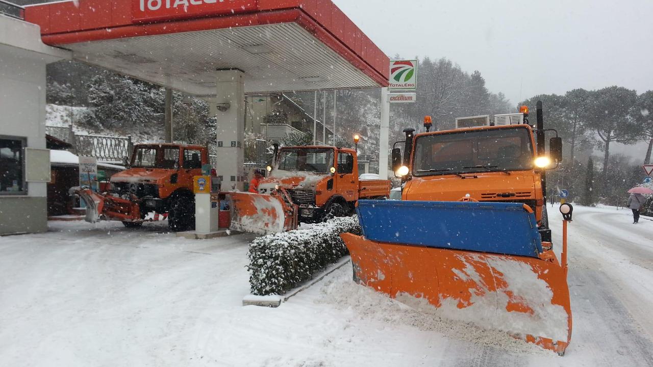 Spazzaneve in Valbisenzio