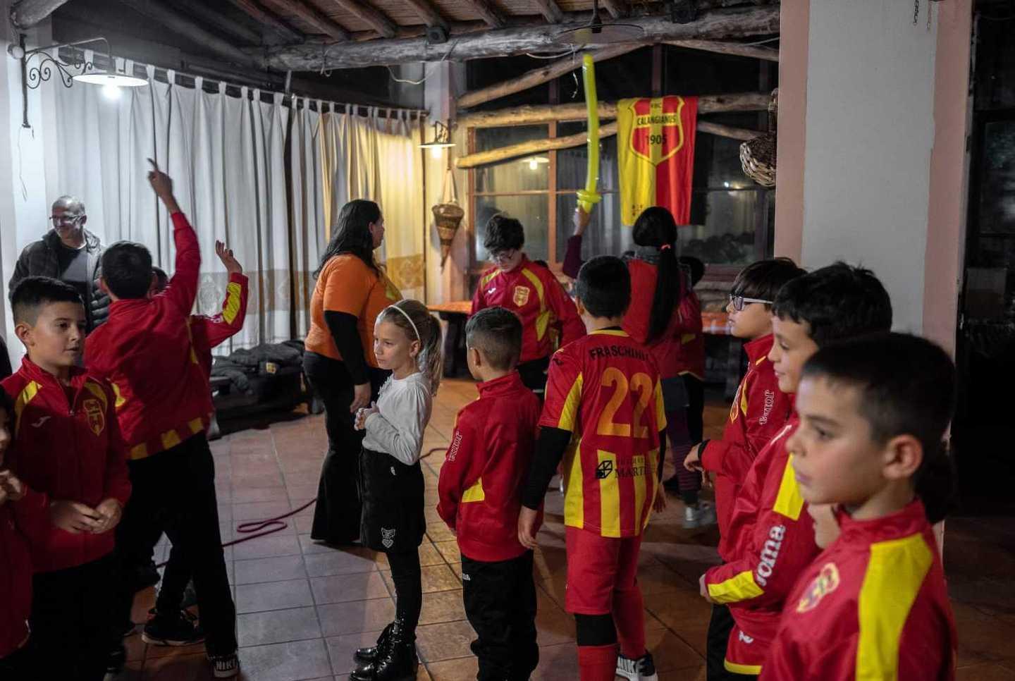 La grande festa dei baby giallorossi 