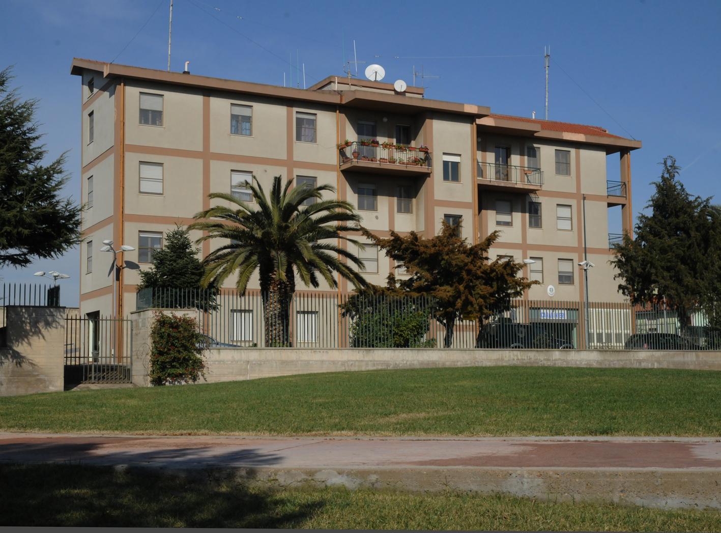 La caserma dei carabinieri di Mogoro, immagine di repertorio