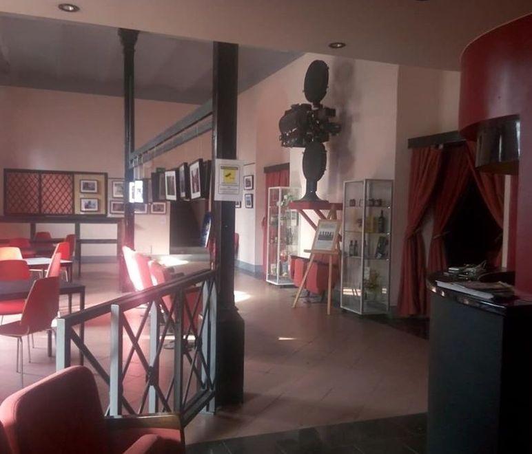 L’ingresso del cinema di Manciano