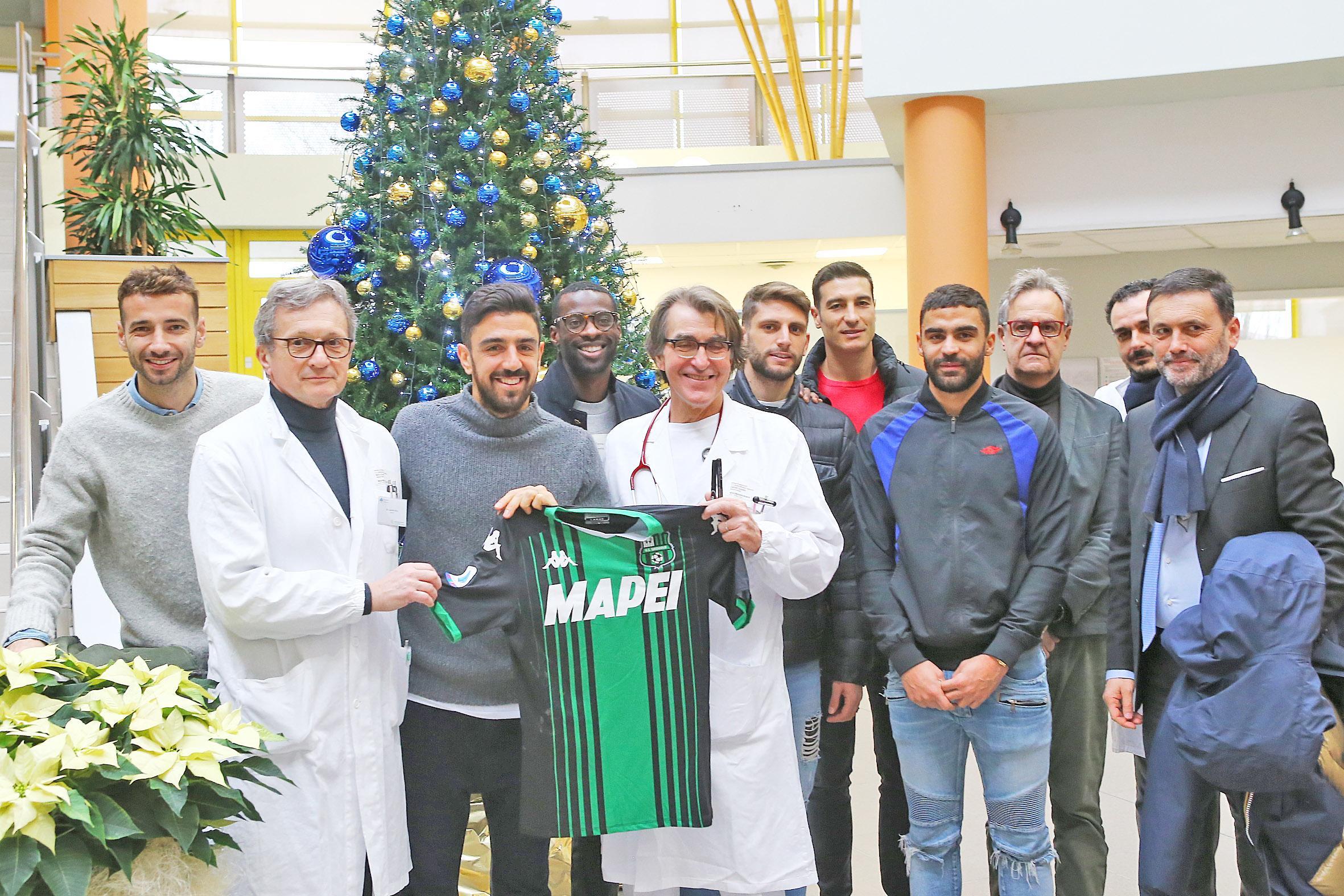 Il cuore del Sassuolo: donato un macchinario per pediatria