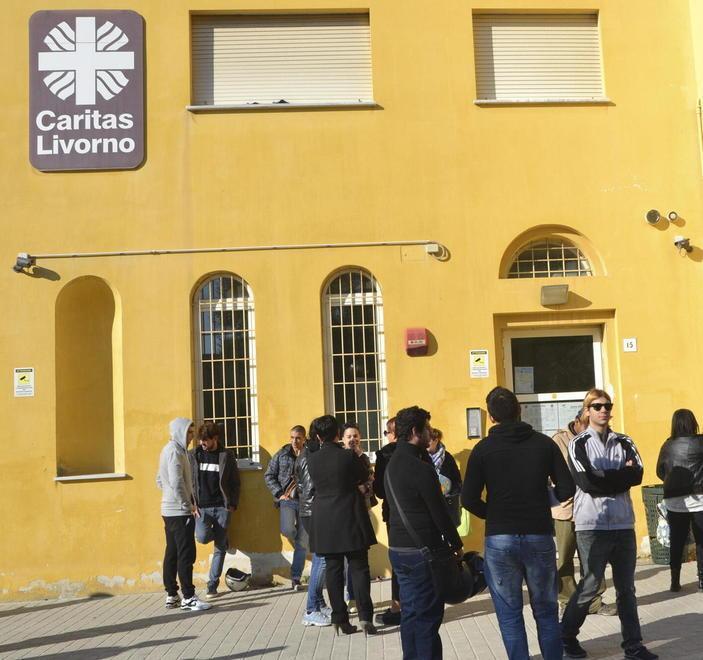 La sede della Caritas di Livorno (foto d'archivio)